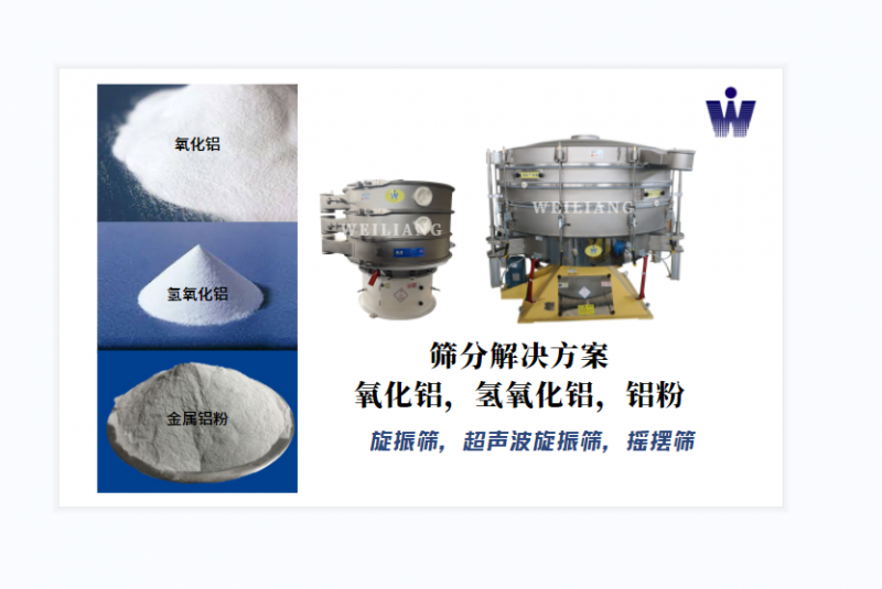 氧化鋁、氫氧化鋁、金屬鋁粉篩分案例